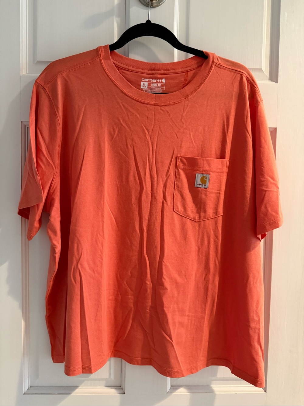 Carhartt Coral Relaxed Fit T-Shirt with Pocket Size XL